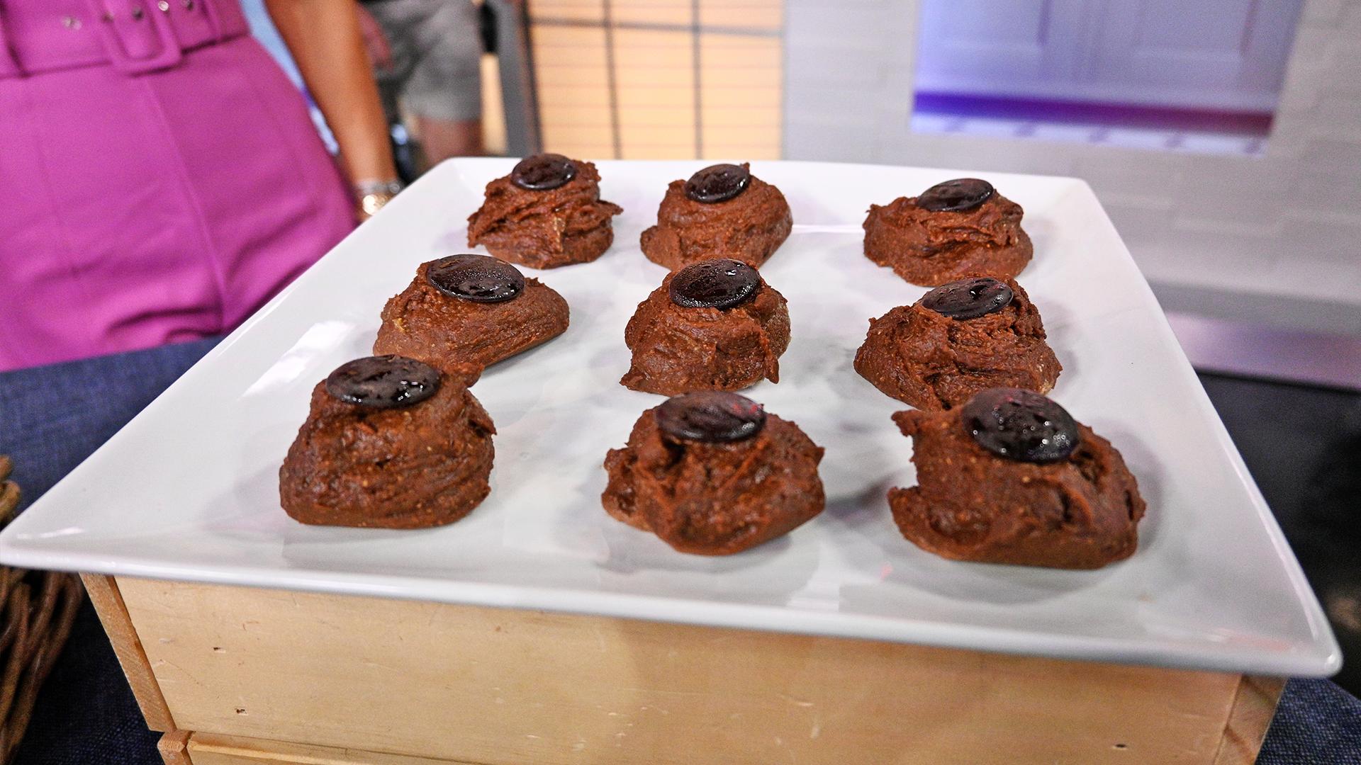 Sarah Di Lorenzo’s cookie dough bites. Credit: Sunrise Sarah Di Lorenzo’s cookie dough bites. Credit: Sunrise